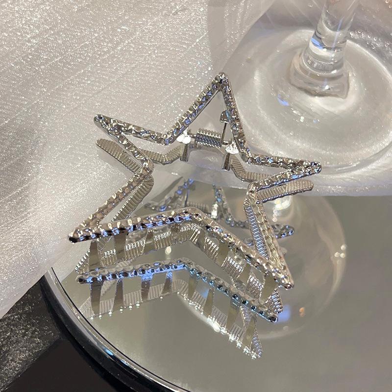 

Y2K Metal Star Hair Claw Hair Clip Women s Hair Accessories are suitable for ladies and girls