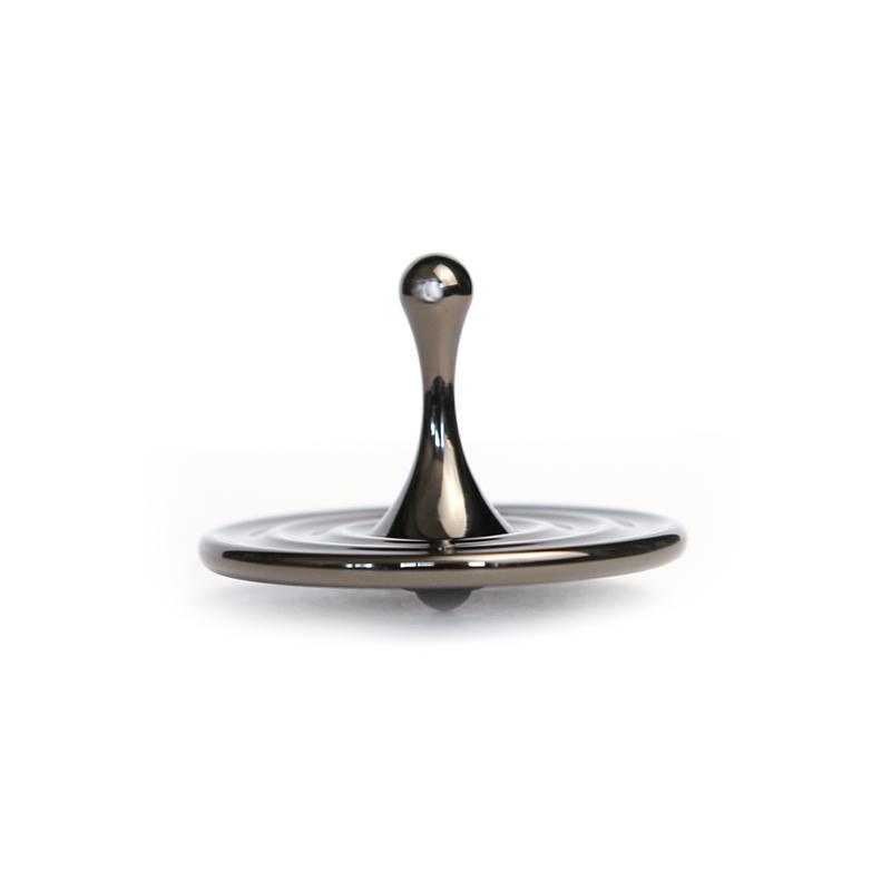 Wassertropfenform Metallkreisel Silber Handkreisel Fingerspitzen Kleiner Zyklon Kreisel Antistress Fidget Spielzeug Erwachsene Geschenke