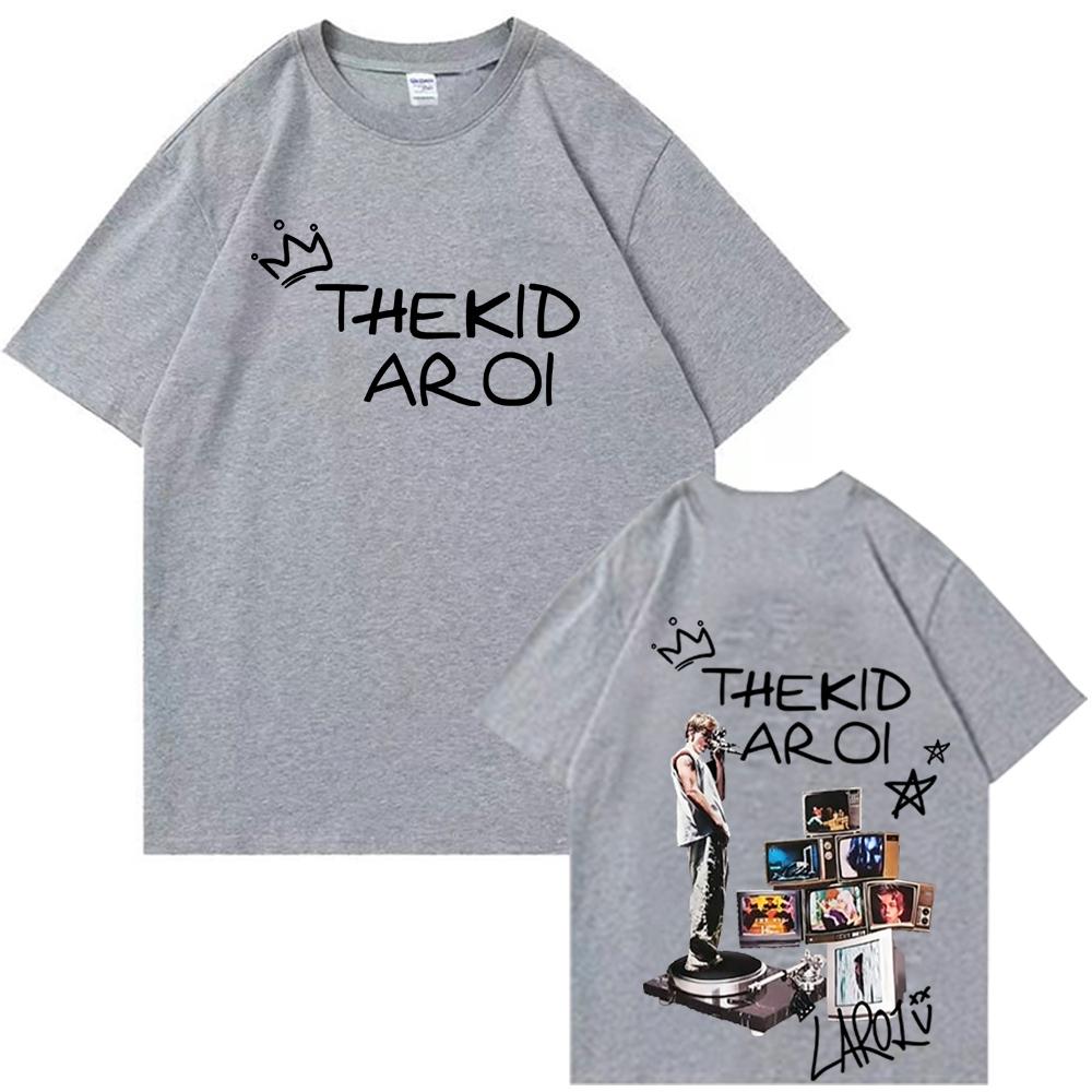 The Kid LAROI The First Time Tour 2026 Tshirt Unisex Unisex Harajuku Short Sleeve Oneck Casual Shirt