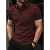 Men's Flamingo Print Short-Sleeve Polo Shirt with Stylish and Unique Design for Street Fashion