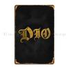 Dio Ronnie James Tungmetallskylt Vardagsrum Biograf Pub Design Garage Plåtskylt Affisch