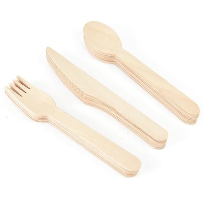 30/60 stücke Einweg Holz Löffel Gabel Messer Besteck Set Rustikalen Hochzeit Geburtstag Party Geschirr Dekoration Liefert Dessert Kuchen Scoop
