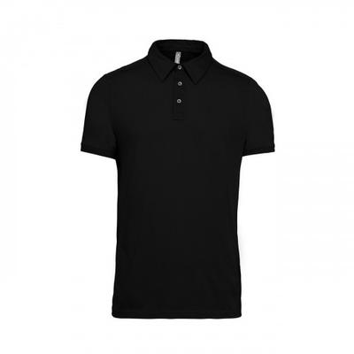 Mens Jersey Knit Polo Shirt