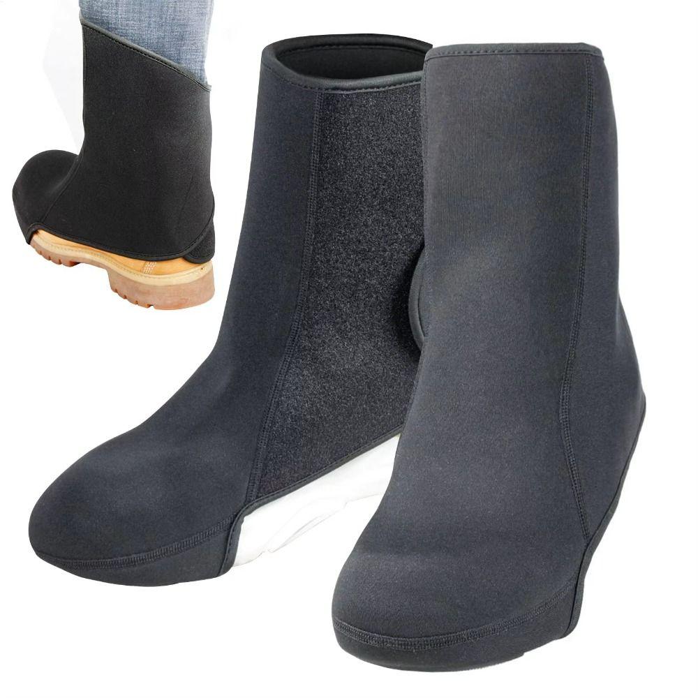 Neoprene Cycling Shoe Covers Waterproof Motorcycle Riding Leg Covers  Mountain Bike