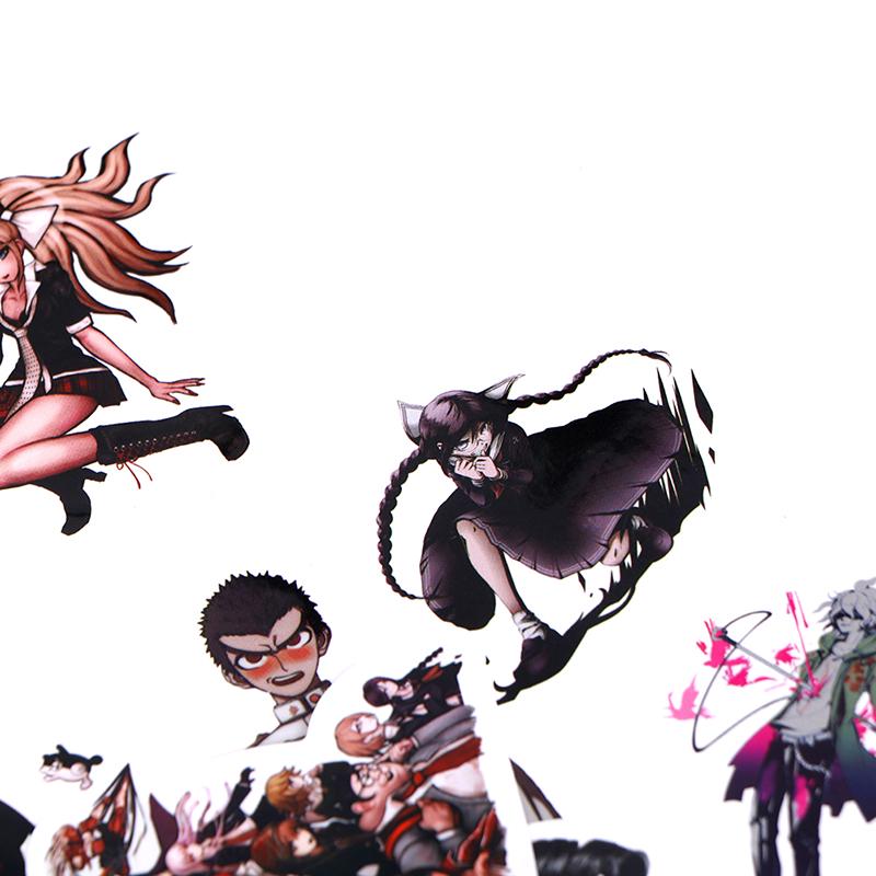 50pcs Anime Danganronpa PVC Stickers Cosplay Luggage Laptop Skateboard DIY k JO 50pcs Anime Danganronpa PVC Stickers Cosplay Luggage Laptop Skateboard DIY k JO