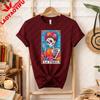 Muertos Day of The Dead Mexican Art Halloween Sugar Skull Tarot Card TShirt Frida Gift for Culture Casual Regular Short Sleeve