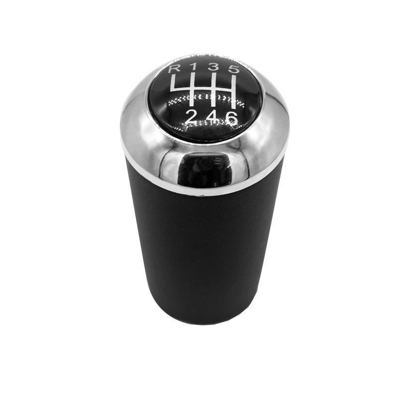 5/6 Speed Leather Gear Shift Knob for Mazda 3 5 6 CX-7 MX-5 - Car Transmission Shifter Handle, Durable Auto Interior Accessories