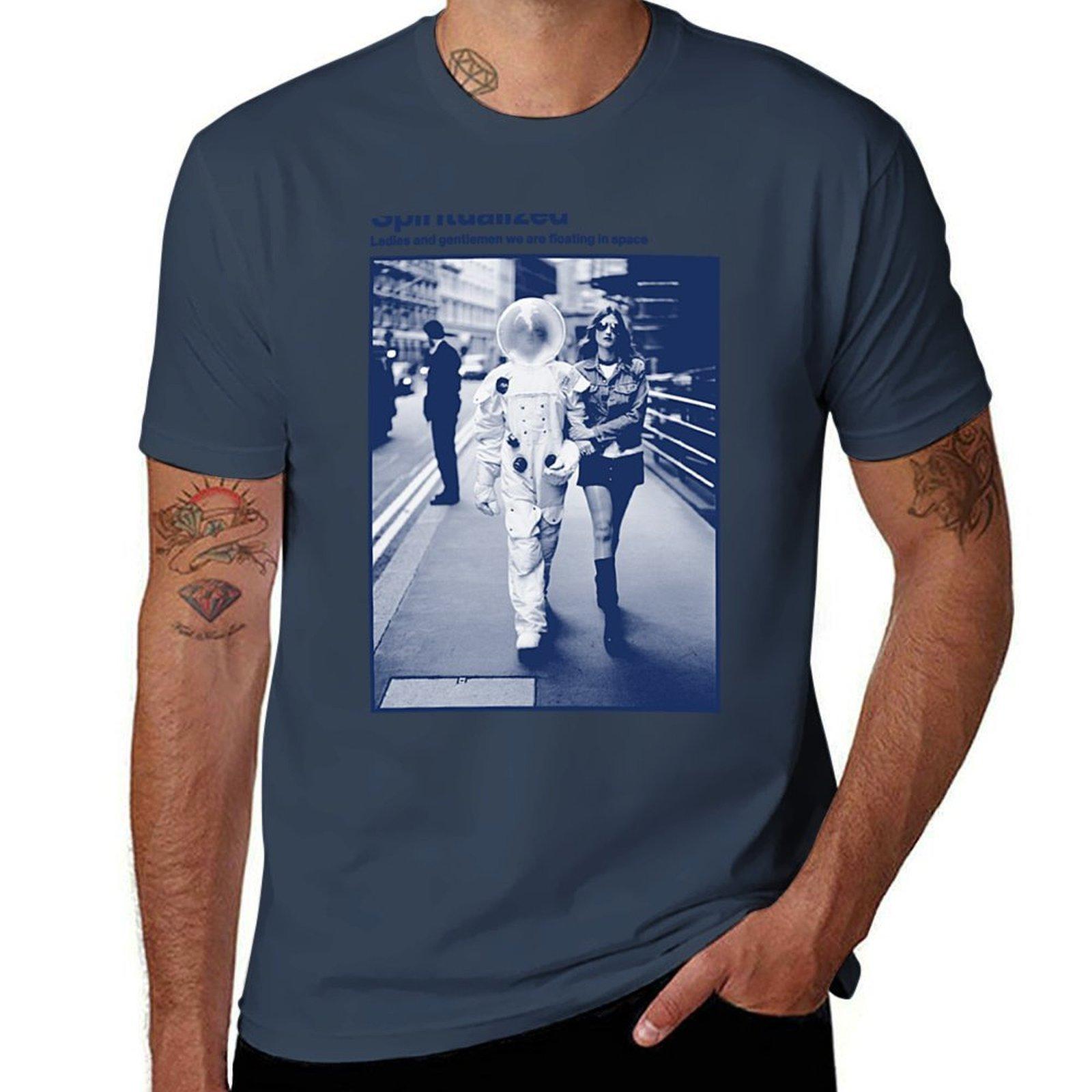 Spiritualized Spaceunisex Tshirt Classic Crew Neck Cotton Tshirt S