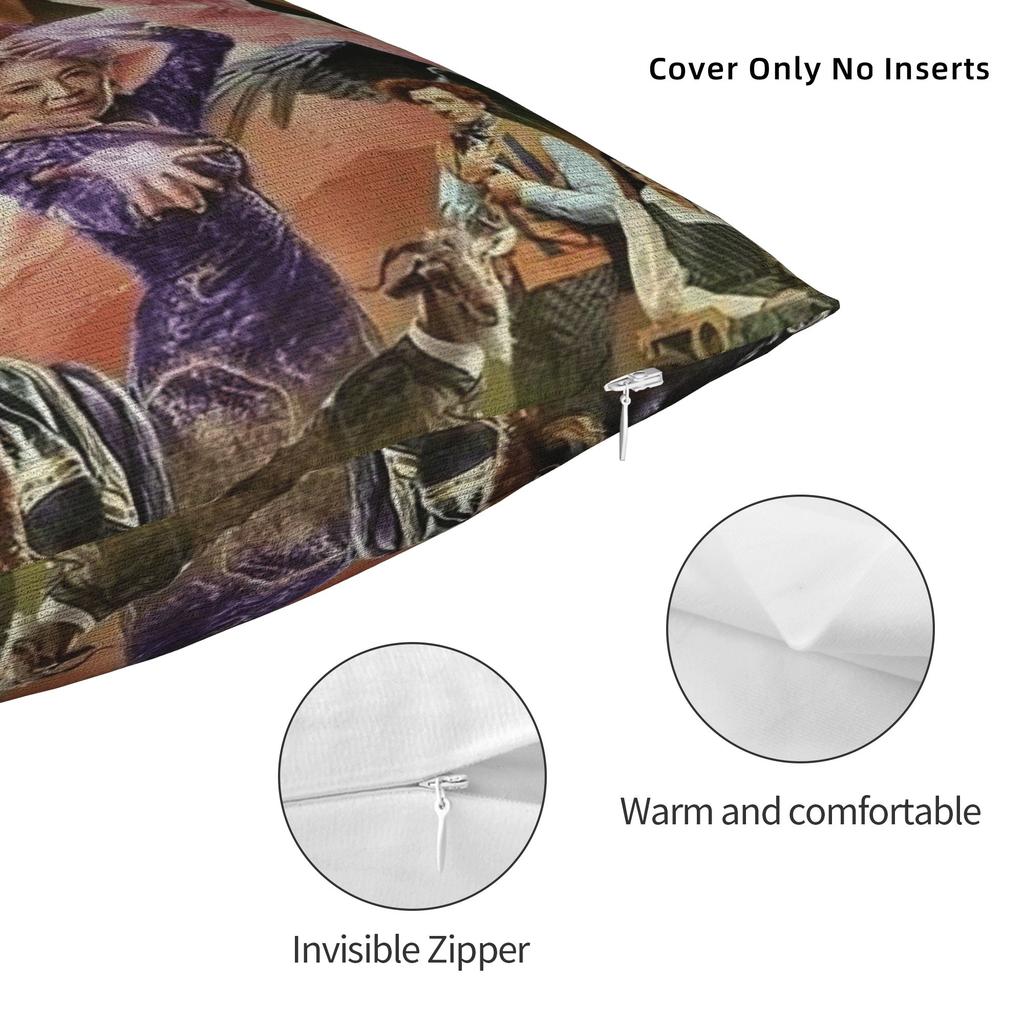W-Wicked 2 Musical Movie Glinda Elphaba Pillow Case Novelty Pillow Cover Design Pillowcases For Couch Sofa Bedroom