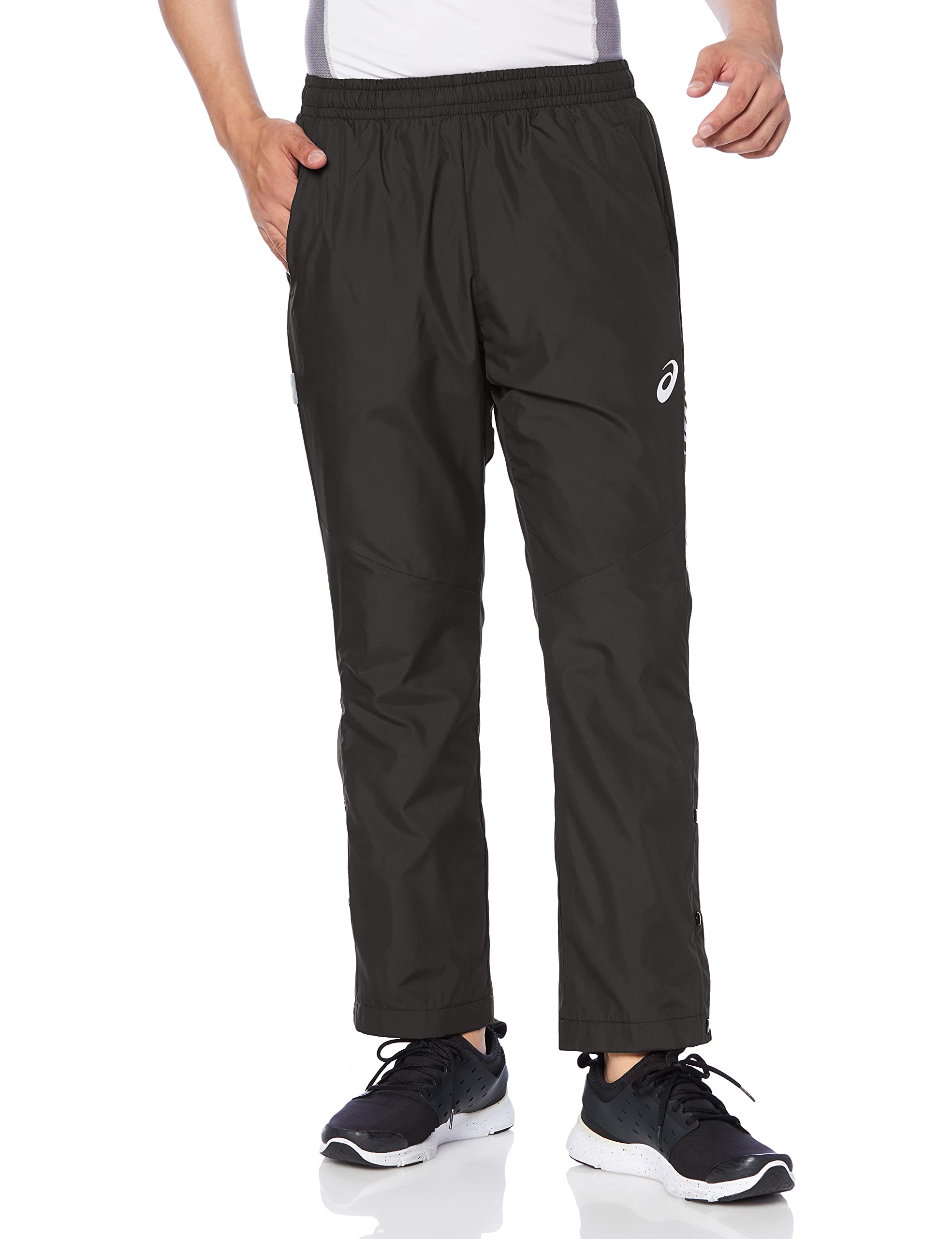 

2031C676 LIMO Брюки-ветровки Тренировочная одежда [Asics] Мужские на трикотажной подкладке (Низ на пуговицах)