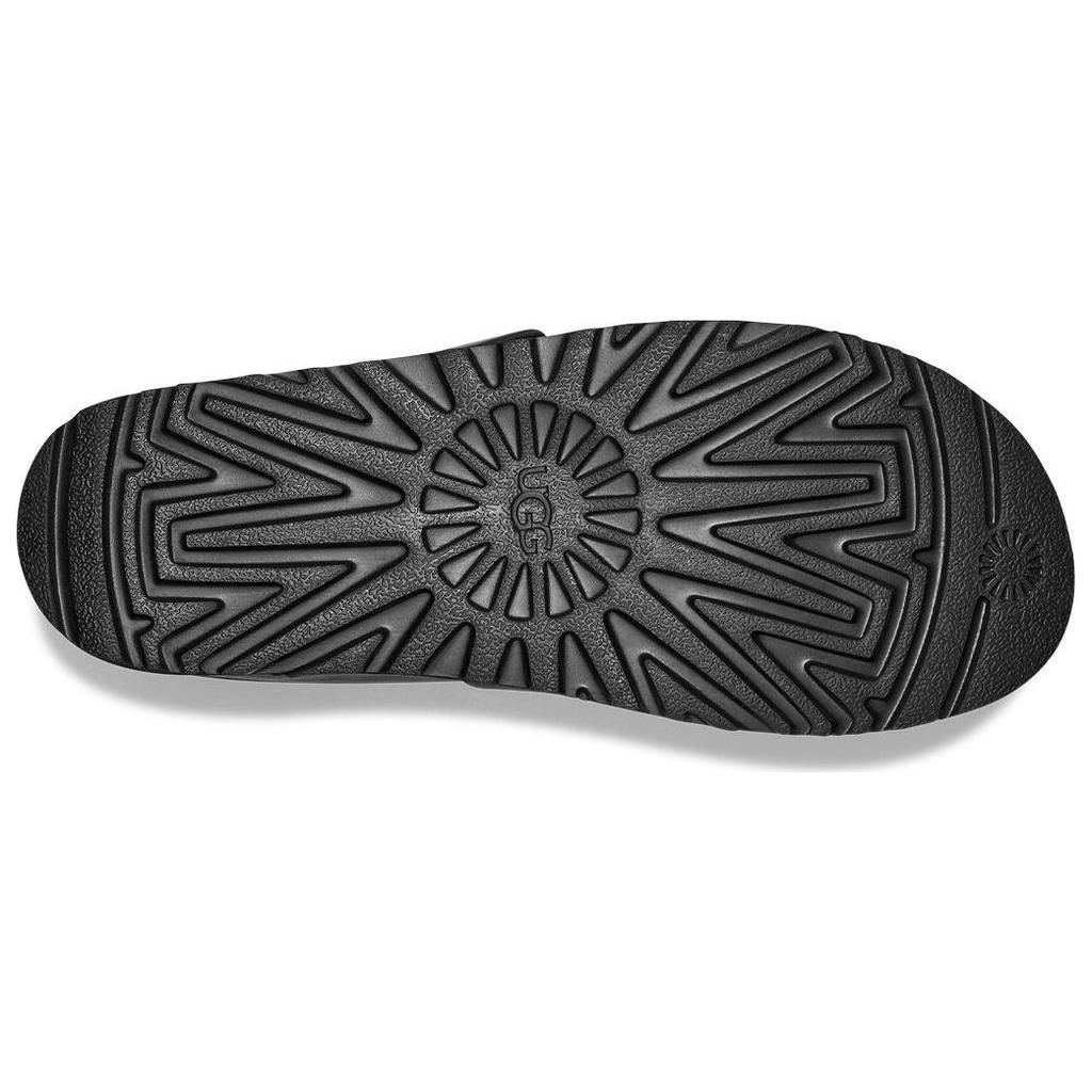UGG Golden Family Comfortable Fashion EVA Anti-Wear Open-Toe Slippers Women Slippers Black 1169591-BLK