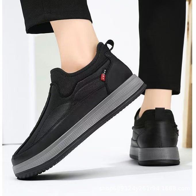 Men's Fleece-Lined Winter Snow Boots 2025: Thick, Cold-Proof, Warm Cotton Footwear