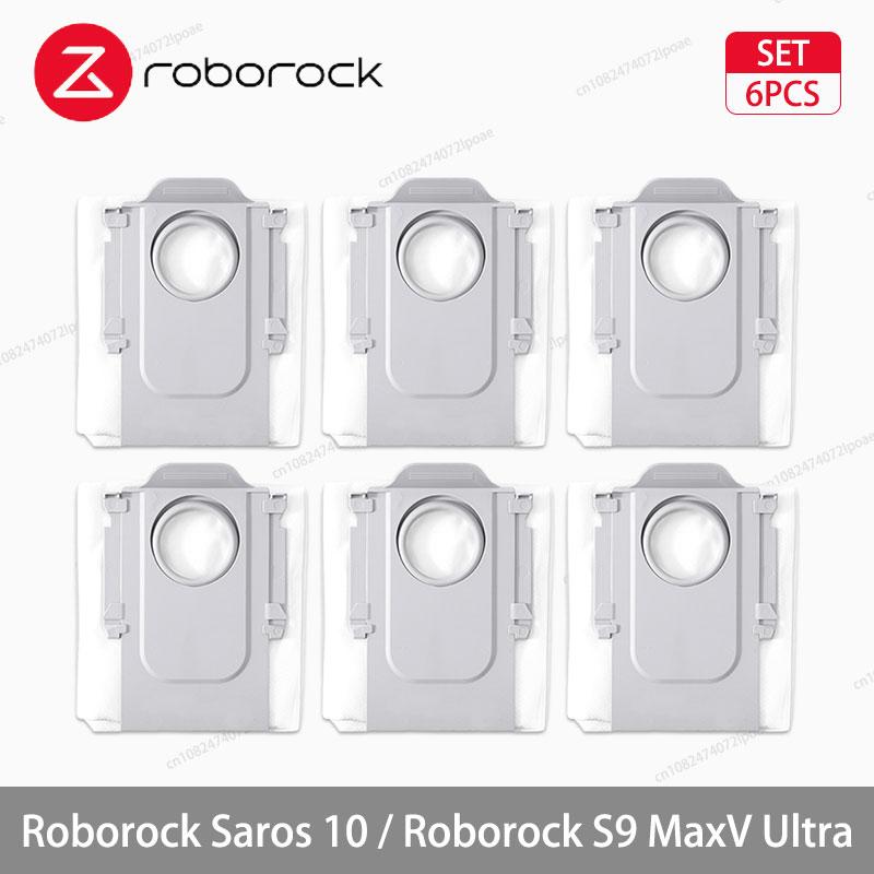 Roborock Saros 10 / S9 MaxV Ultra Robot Vacuum Accessorie Main Side Brushe Mop Cloth HEPA Filter Dust Bag Spare Parts