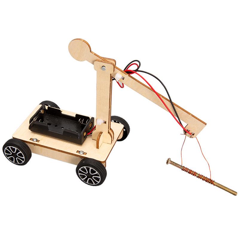 DIY Tower Crane Science Experiment Kit for Kids: Educational Toy for Primary Students