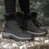 Winter Couple Snow Boots High Top Men And Women Hiking Shoes Cotton Shoes Comfortable Warm Plus Velvet Non-Slip Elderly Shoes