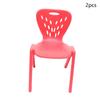 2Pcs Dollhouse Leisure Chairs Plastic Hole Backrest Chairs Miniature Furniture Photo Props Doll Accessories Mini Backrest Chairs