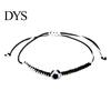 Cool Layered Wristband Sports Themed Braided Bracelet, Adjustable Hand Woven Rope with Personalized Fan Gift Ball Charms, Trendy Wrist Strap