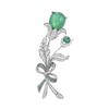 Senior Brooches Flower Leaf Brooch Pins for Women Suit Pendant  Fashion Brooches Jewelry