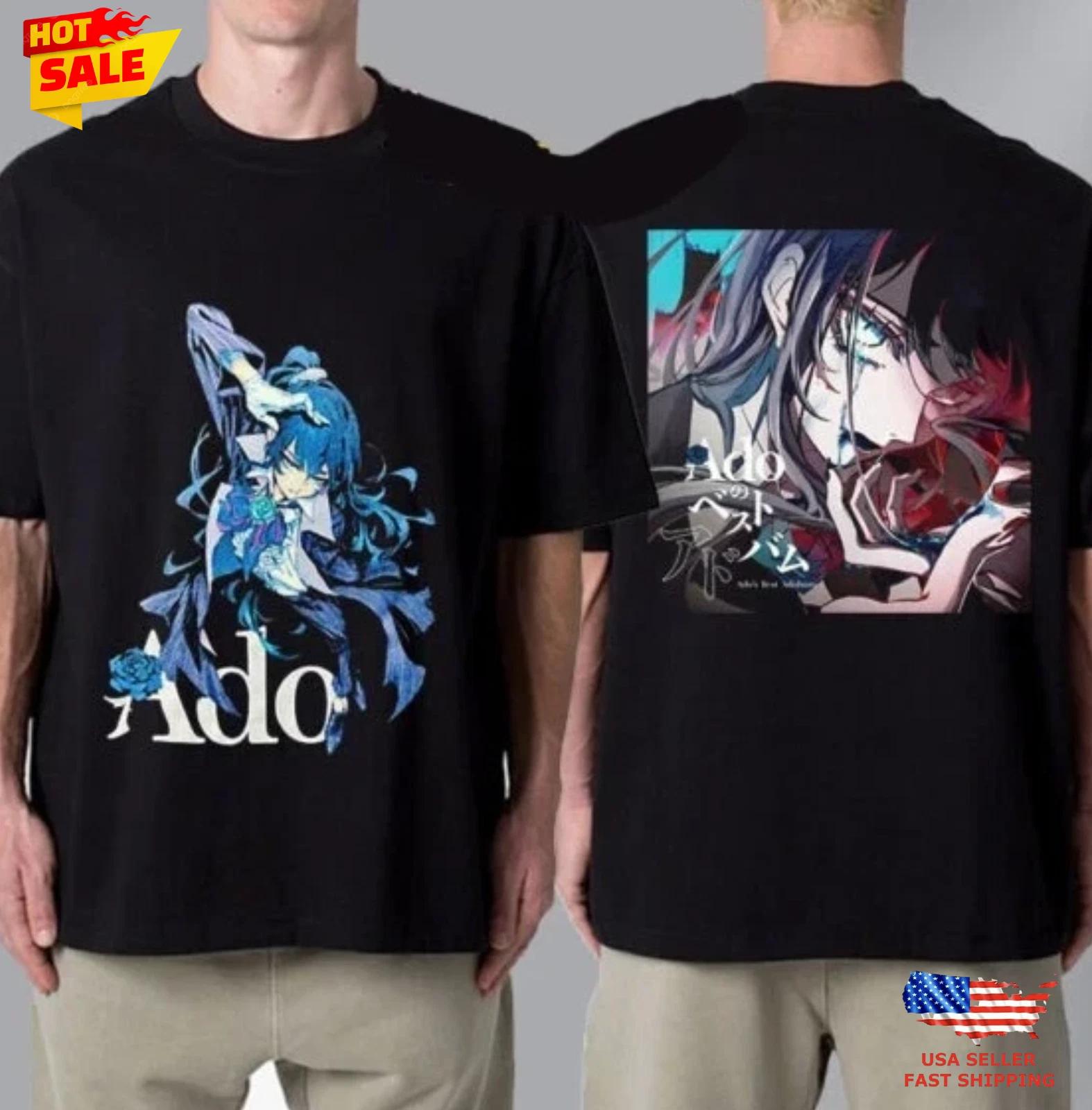 

Ado World Tour 2025 Merch Tee Ado x Hot Topic Ado’s Best Adobum Unisex T-Shirt 4XL