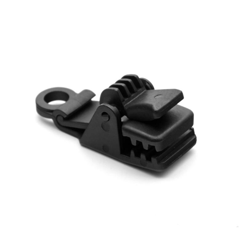 12PCS Tent Clamps Secure Windproofs Camping Clip with Hole Design Plastic Texture for Outdoor Shelter Accessories