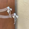 Bow Studded Diamond Pearl Earrings For Women, Light Luxury High-End Earrings, Long Tassel Zircon Earrings