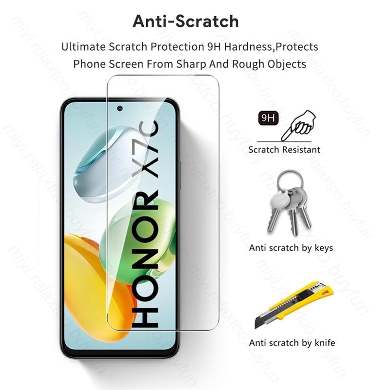 6 In 1 Camera Protective Glass for Honor X7c 4G Tempered Glass Screen Protector Onor Honar Honer HonorX7c X7c X 7c X7 C 4G