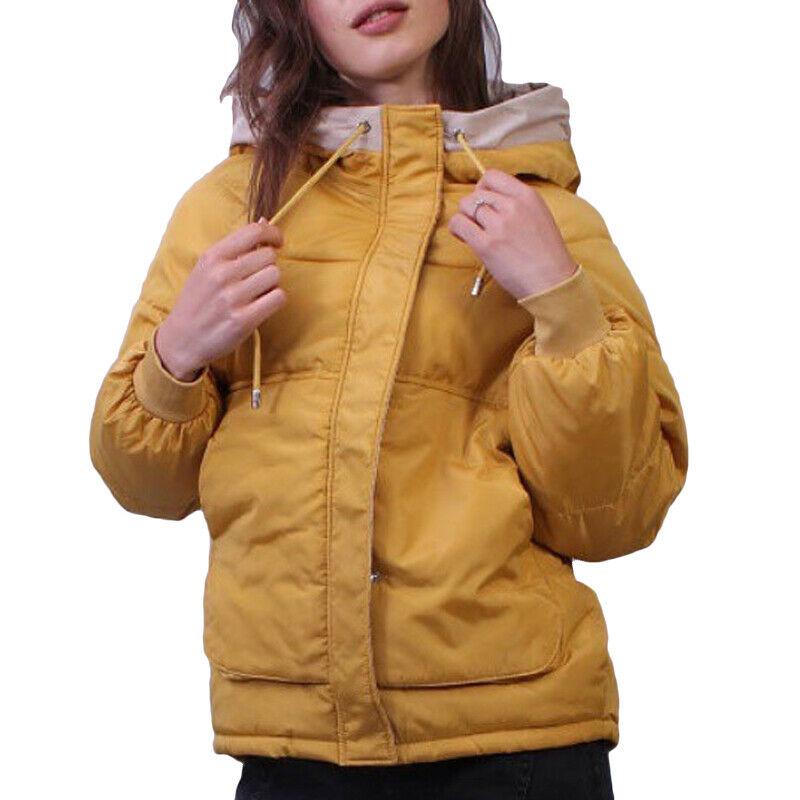 plus size yellow puffer jacket