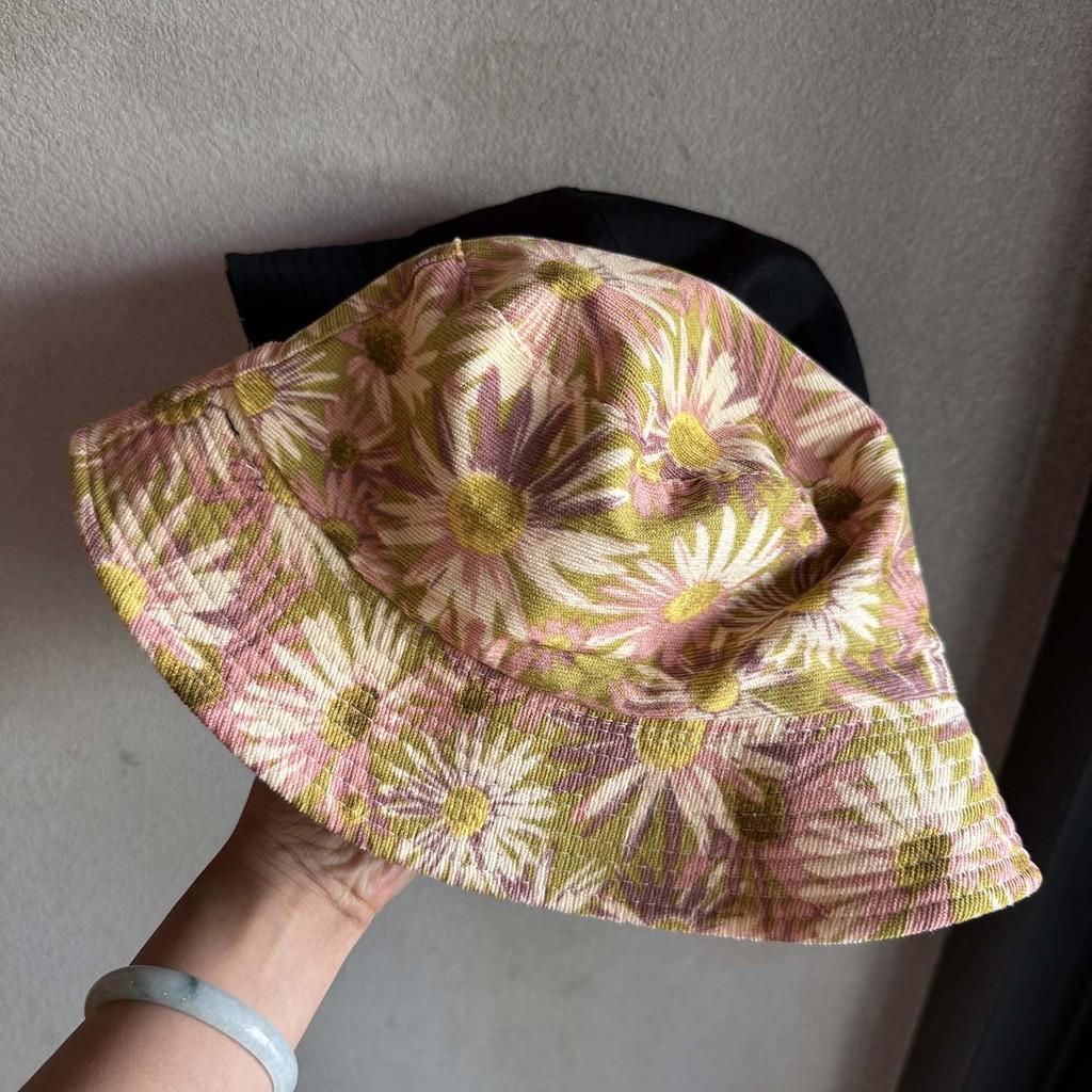 Sunflower Denim Bucket Hat With Wide Brim For College Style And Sun Protection