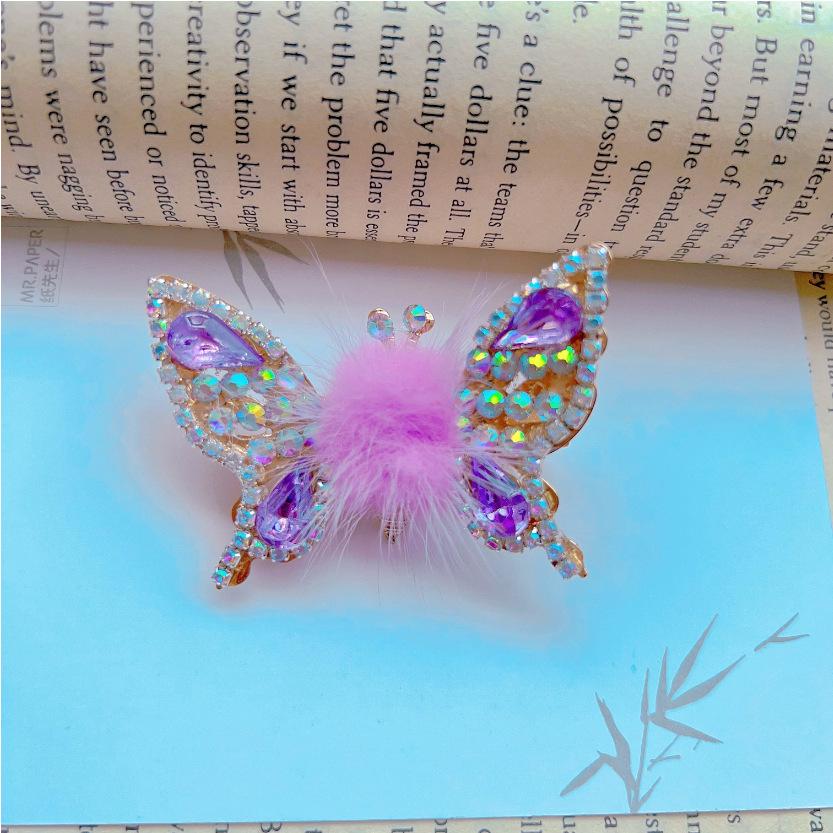 Korean Ancient Style Flapping Butterfly Tassel Hair Clip & Hairpin