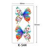 Small Fresh Tattoo Sticker, English, Alphabet Flower Butterfly Sketch Line, Waterproof Tattoo Sticker Tattoo
