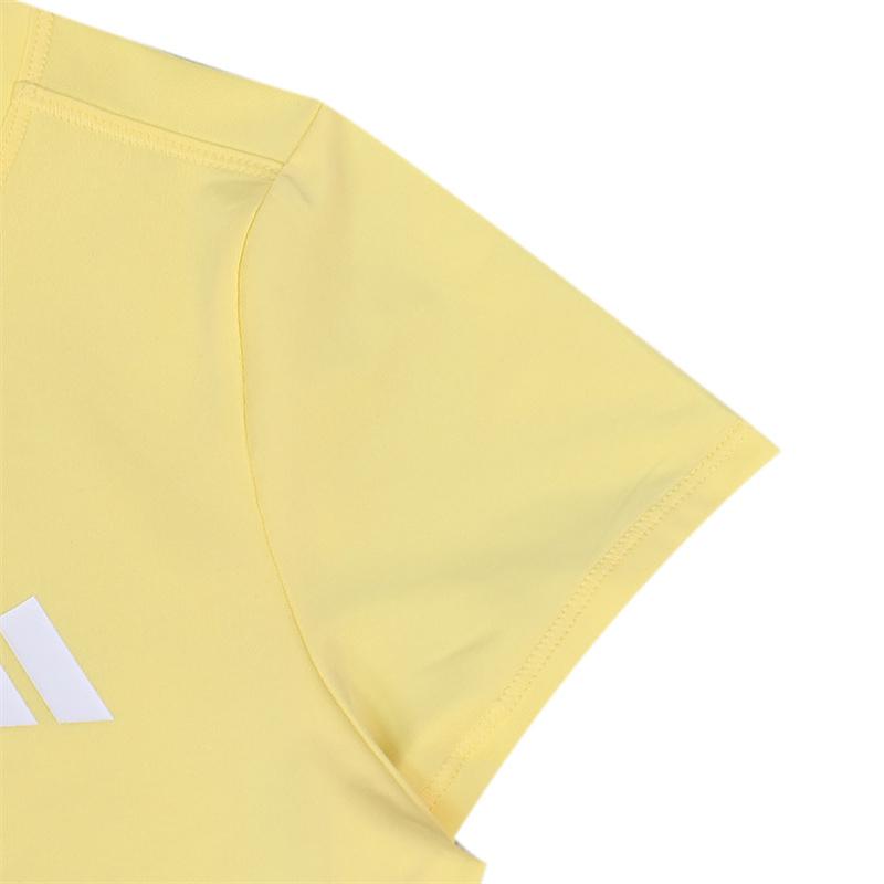 adidas T Shirt SS25 Yellow Teenagers KG3139