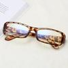 Japanese Korean Small Rectangular Spectacle Frame Frame Eyeglasses Ladies Vintage Harajuku Glasses Clear Reading Spectacle Blue Light Blocking
