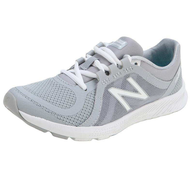 New Balance Nb FuelCore Comfortable Fabric Synthetic Leather Low Top Running Shoes Women sneaker Light-Gray WX77SW2