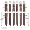 Atmungsaktive poröse Armbänder 18mm 19mm 20mm 21mm 22mm 24mm Schnellverschluss Vintage Racing Leder Armbänder für Seiko für Rolex