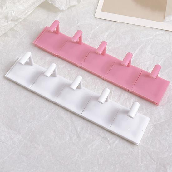 10Pcs Nail Practice Stand Fake Nail Tips Holder DIY Home Salon Nail Art Display Stand Beginner Manicure Painting Practice Base
