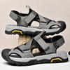 Fashion Non-Slip Sunnmer Fashion Flats Men's Breathable Sandals Lightweight Outdoor Sport Sandals Anti-collision Toe Male Beach Shoes
