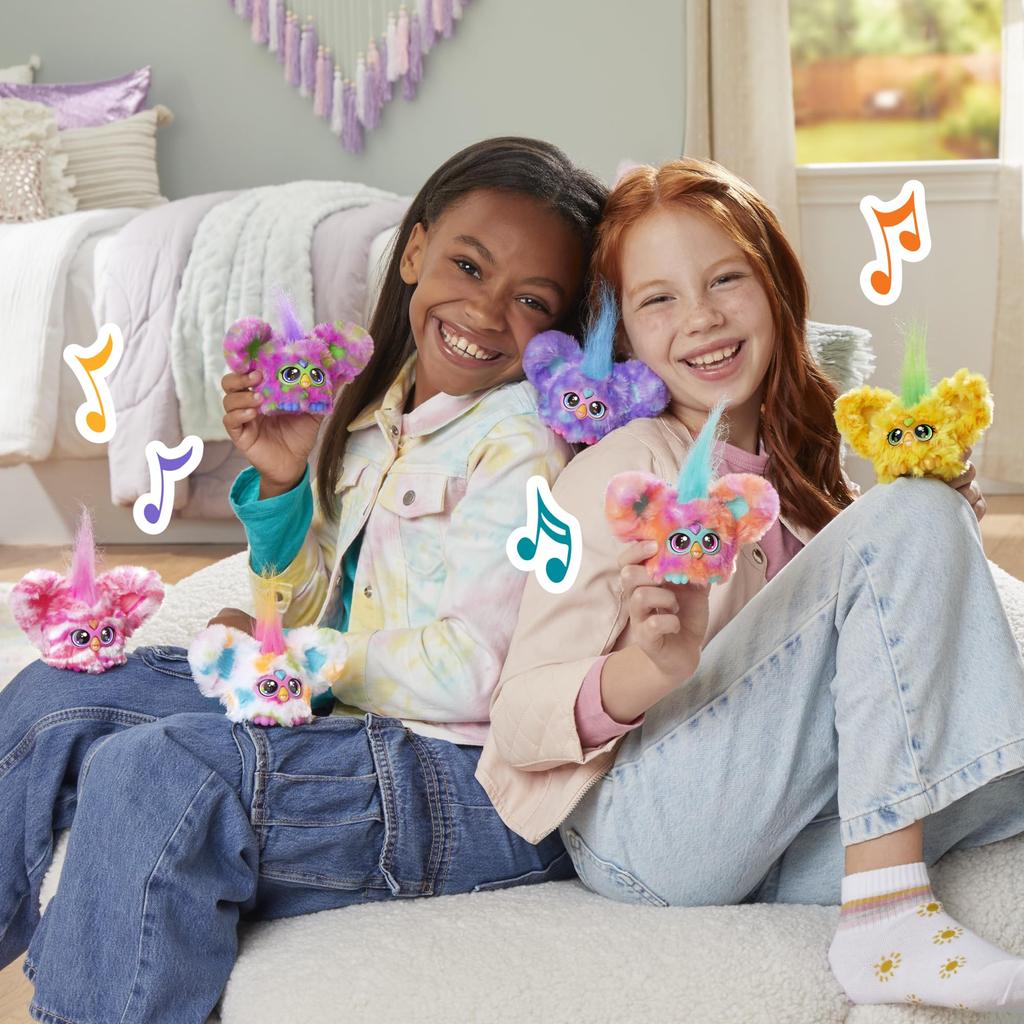 Hasbro Furby Furblets Talky Mini Friend, 45+ Sounds, Furby Language Only, Electric Plush Toy, Ages 6+, Colorful, Authentic Product (G1399)