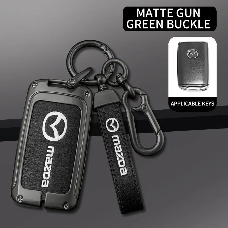 

2025 Hot Car Remote Key Case Full Cover Shell Fob For Mazda 3 Alexa CX30 CX-4 CX5 CX-5 CX8 CX-8 CX-30 CX9 CX-9 Keychain Accessor
