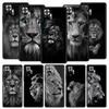 Lion Wild Animals Phone Case For Xiaomi Redmi Note 14 13 5G 10 11 12 Pro Plus 4G 14C 13C 12C 10C Black Cover