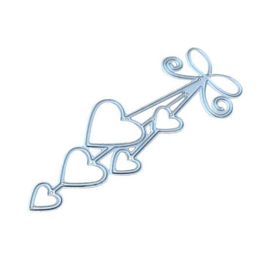 Cutting Stencil Heart Bow Tie Pattern Smooth Lightweight Template Metal Mold
