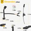 Daytime Running Light DRL Adapter Wiring Harness Fits for Jeep Wrangler JL & Gladiator JT 2018-2023  ,Replace 97109-0925