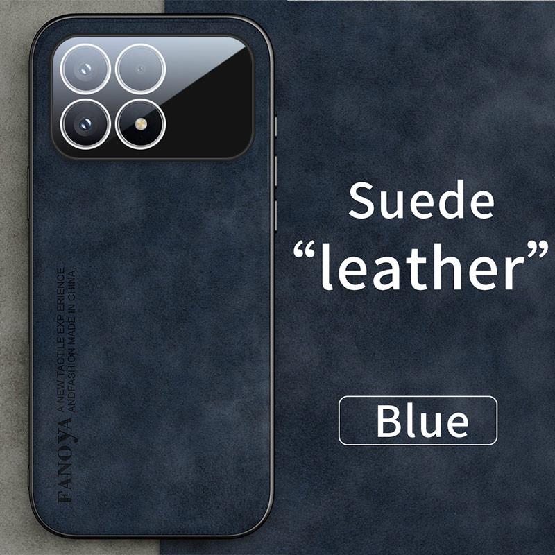 Hülle Für POCO F8 Pro PU-Leder Linsenfolie Schutz Stoßfeste Abdeckung Für XIAOMI Redmi K90 Mattes Silikon Weicher Rahmen Handyhülle