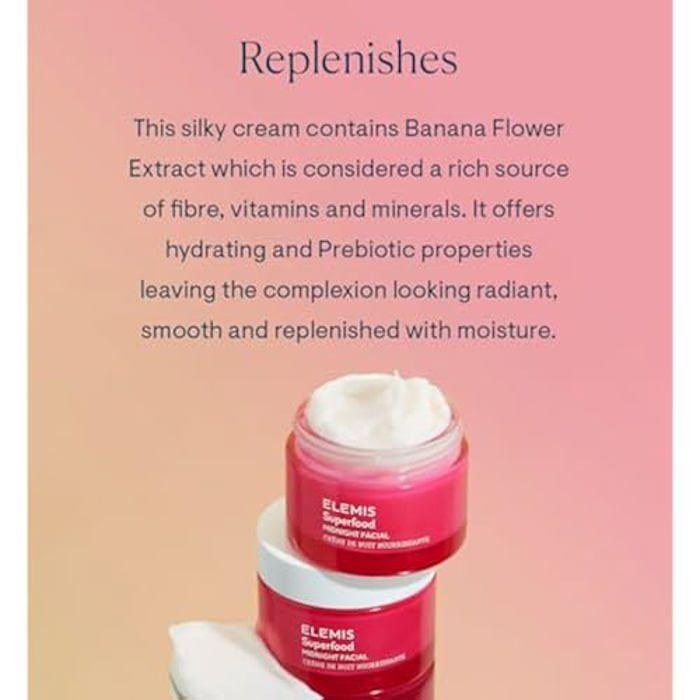 Crème De Nuit - ELEMIS - Soin Du Visage Minuit - Prébiotique - Anti-oxydant - 50 Ml