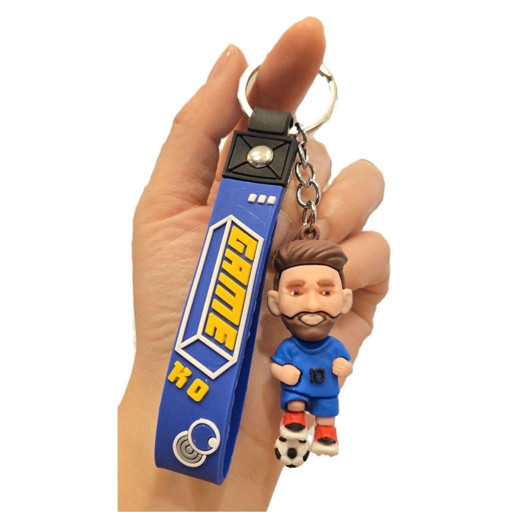 Neuer Cartoon Sportstar Schlüsselanhänger Anhänger, Personalisierte Trikotpuppe, Schlüsselanhänger, Rucksackanhänger, Kleines Geschenk.