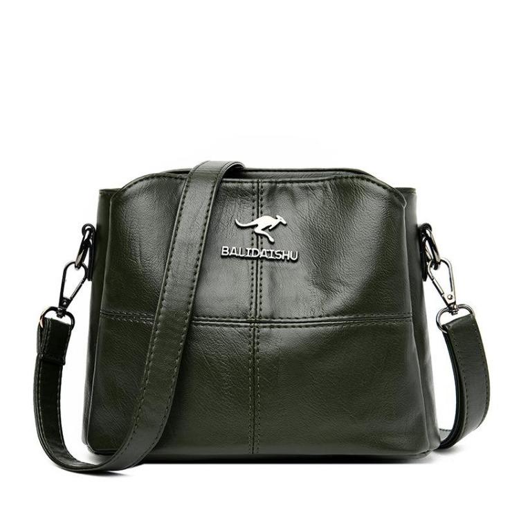 Women's simple style commuter versatile shoulder messenger bag