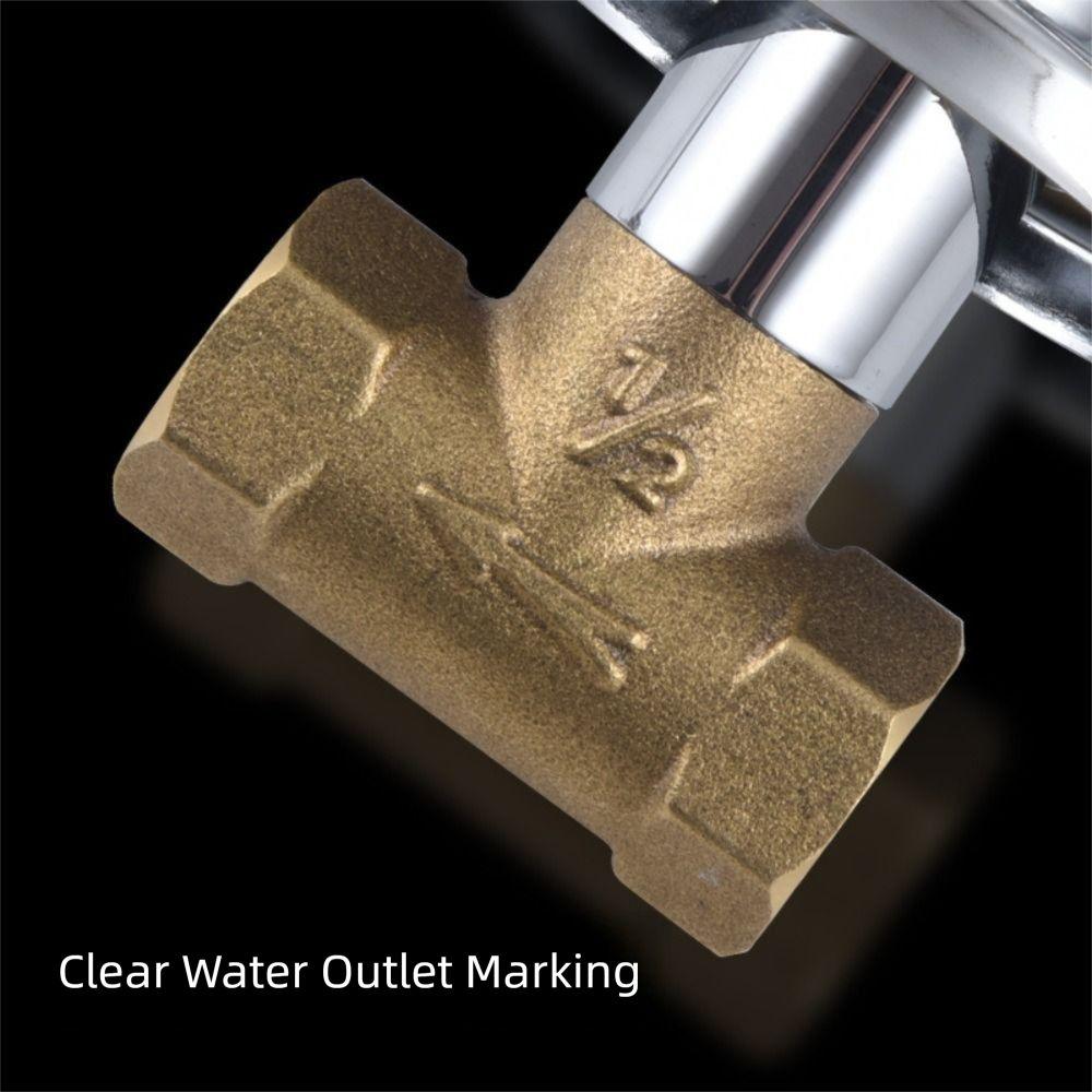 Brass Material Concealed Switch Valve Quick-open Design Angle Valve Shower Valve  Home Plumbing