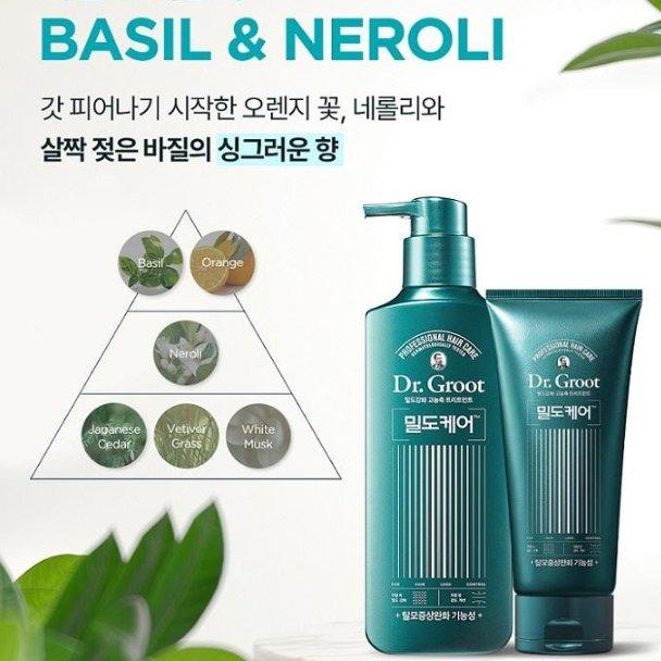 Dr.Groot Density Care StrengtheningShampoo Basil & Neroli 400ml