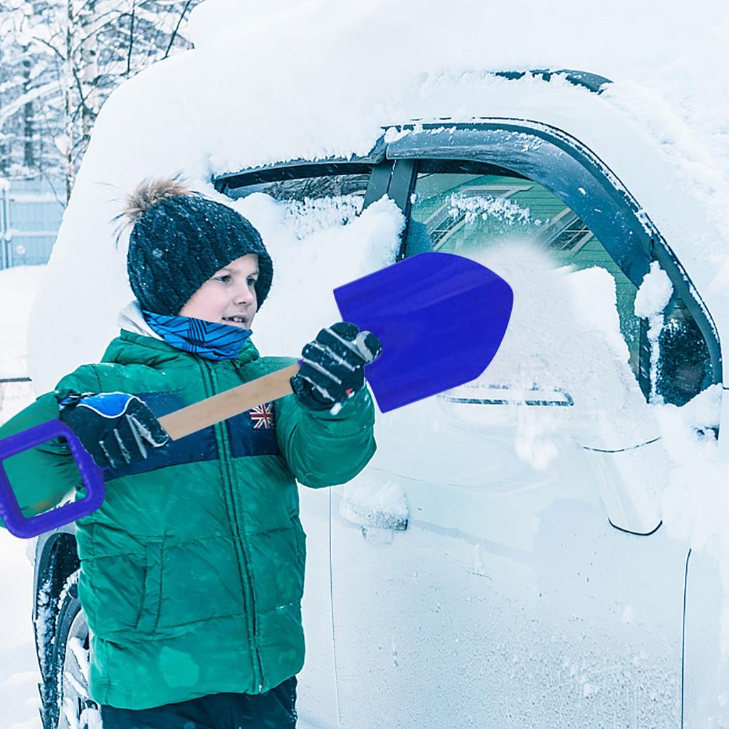 1PCS Children's Snow Shovel Children's Beach Shovel With Wooden Handle