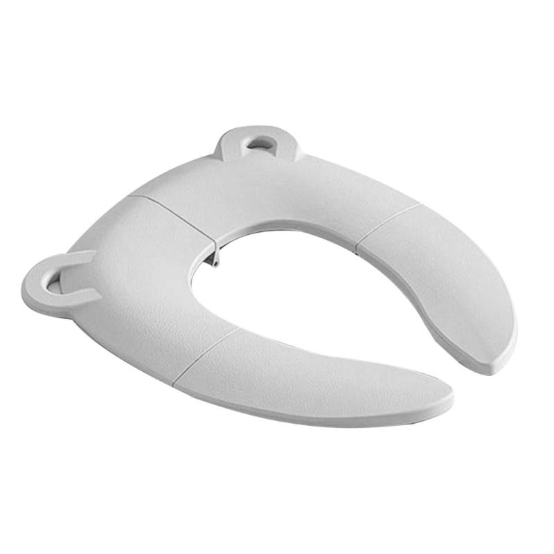 Collapsible Bear Shaped Baby Cartoon Travel Folding Potty Seat Compact Design Easy To Clean Ergonomic Support