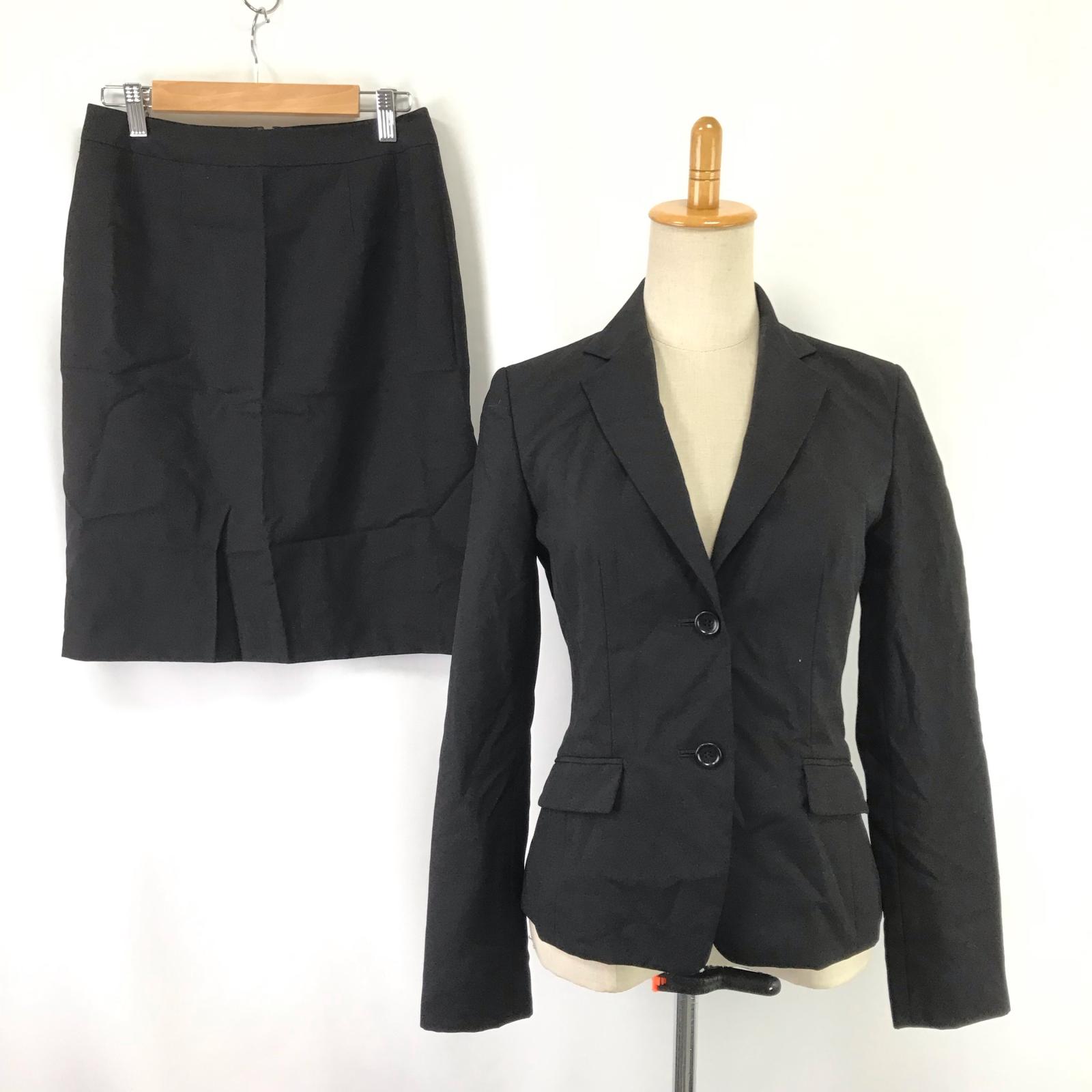 

Костюм с юбкой COMME CA ISM Весна/Лето [Верх S/Низ M/Женский/Черный](ИСПОЛЬЗОВАЛ)